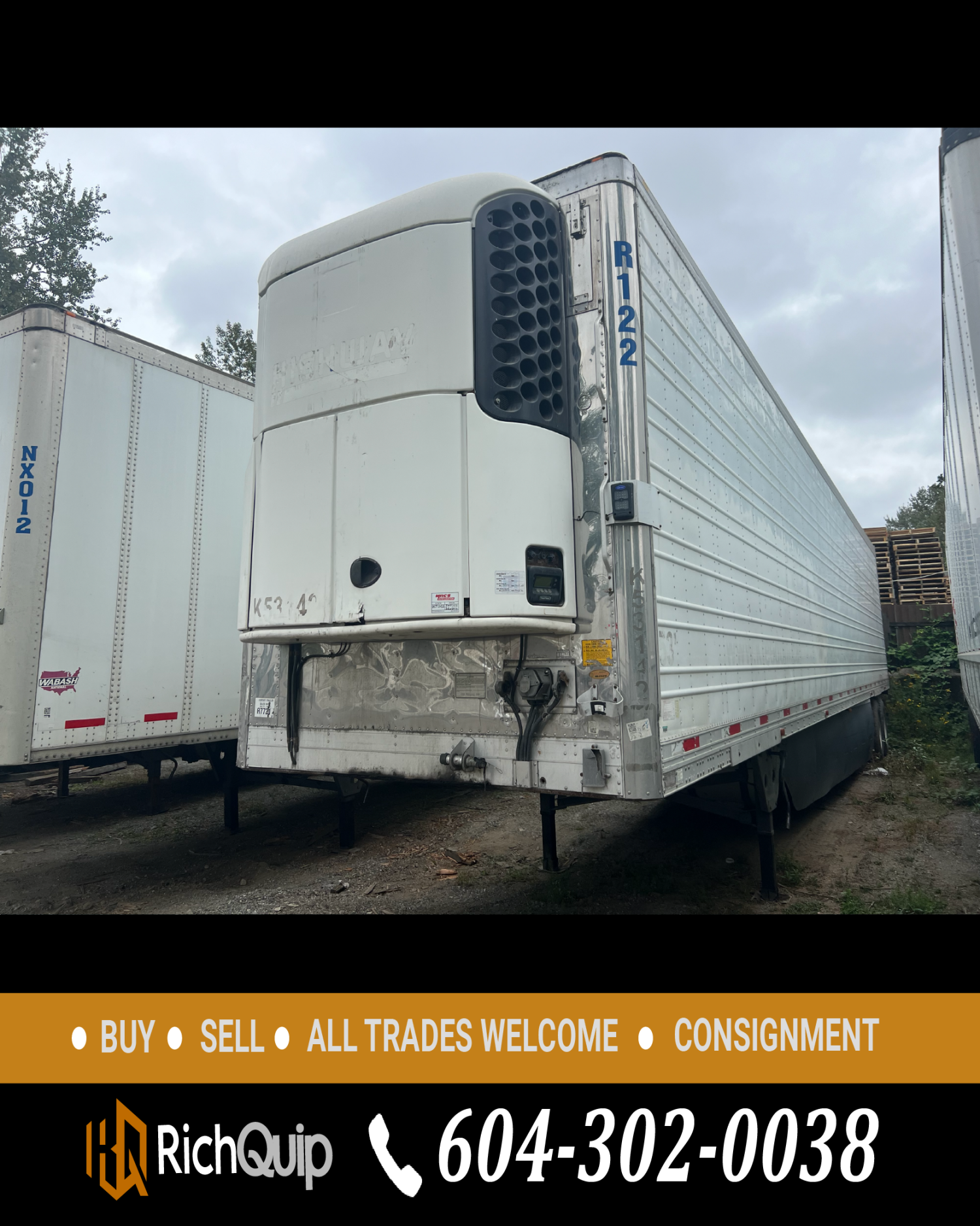 2013 Utility Reefer 53ft Trailer