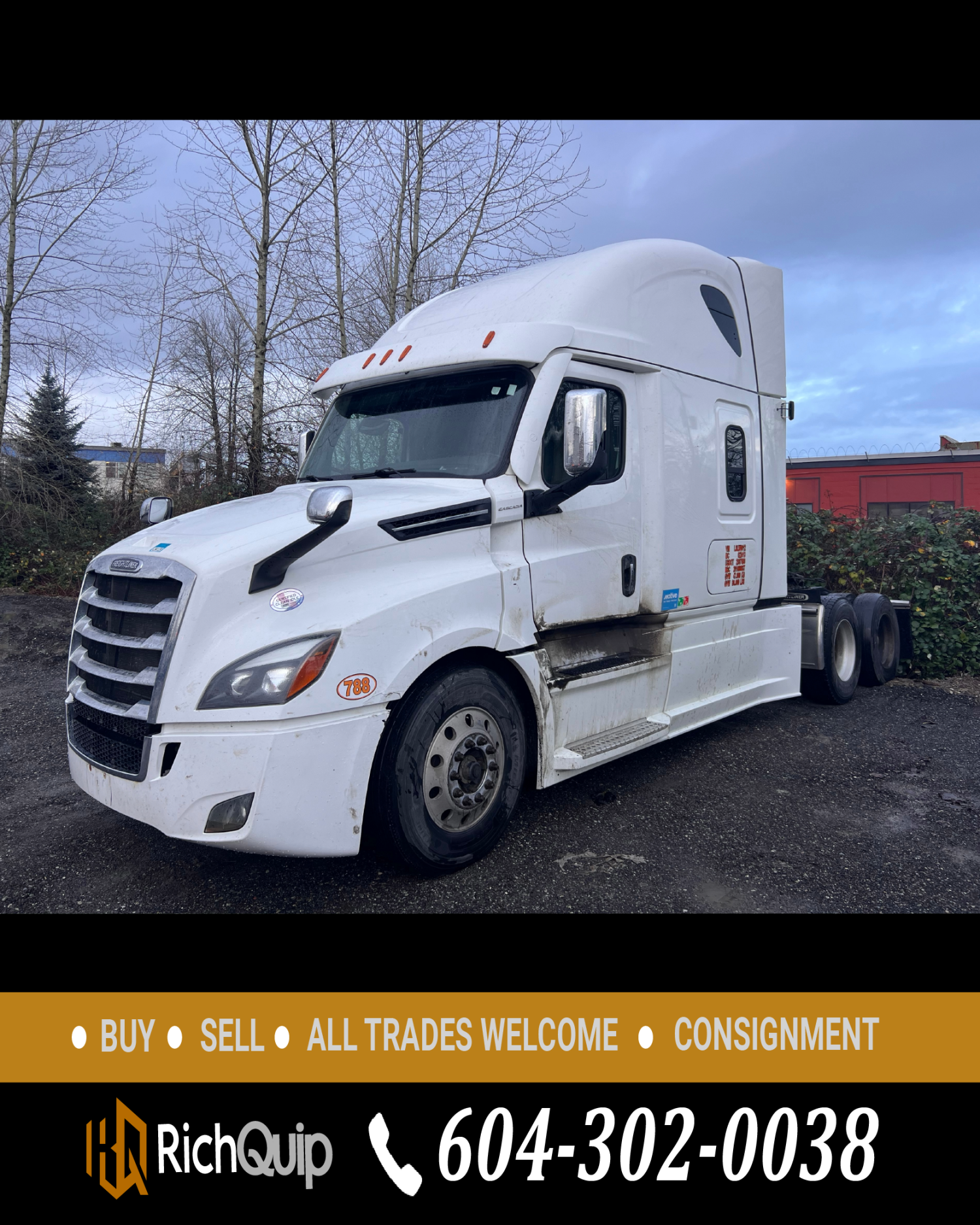 2020 Freightliner Cascadia Sleeper Hwy Tractor