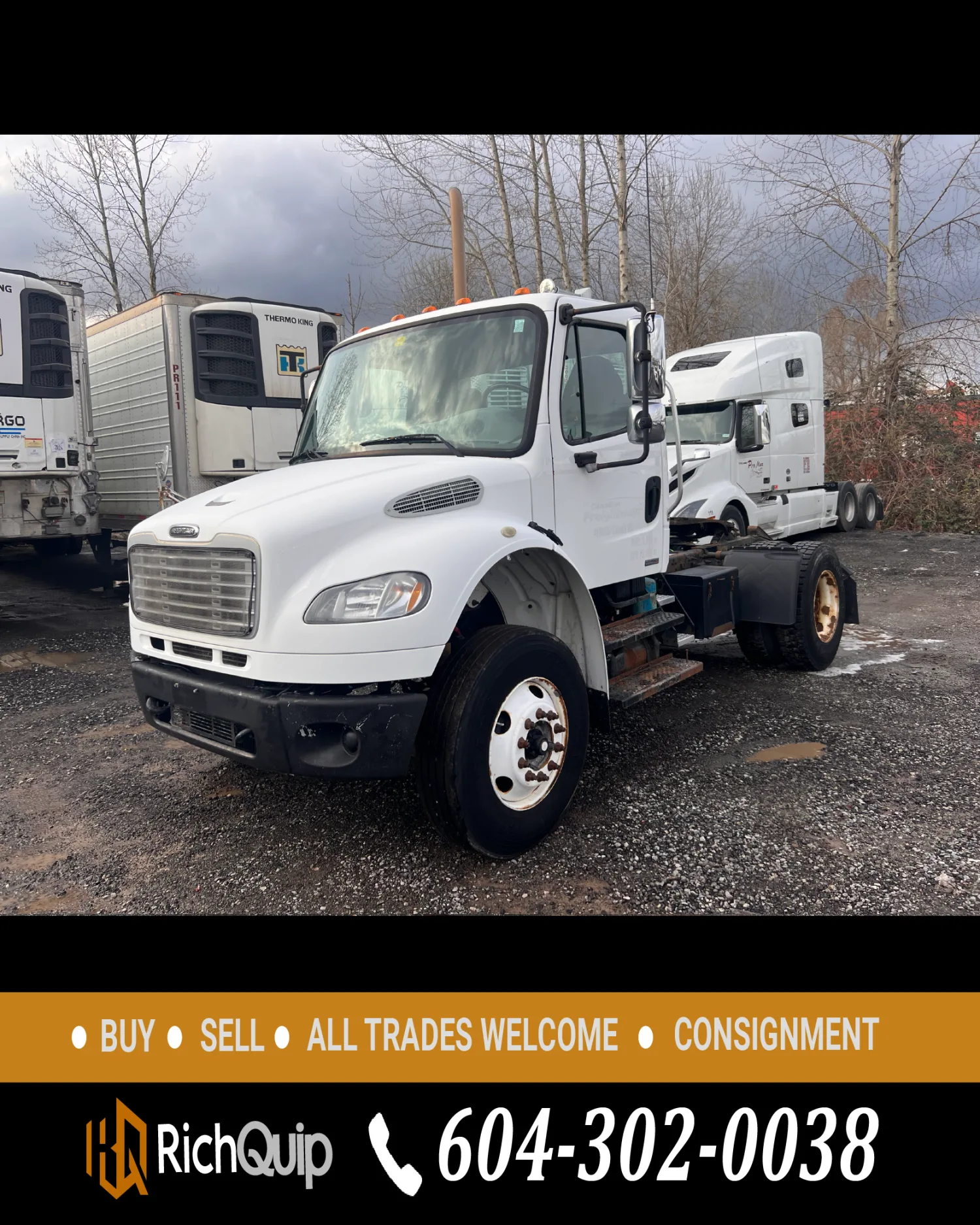 2008 Freightliner M2 Day Cab Truck Tractor