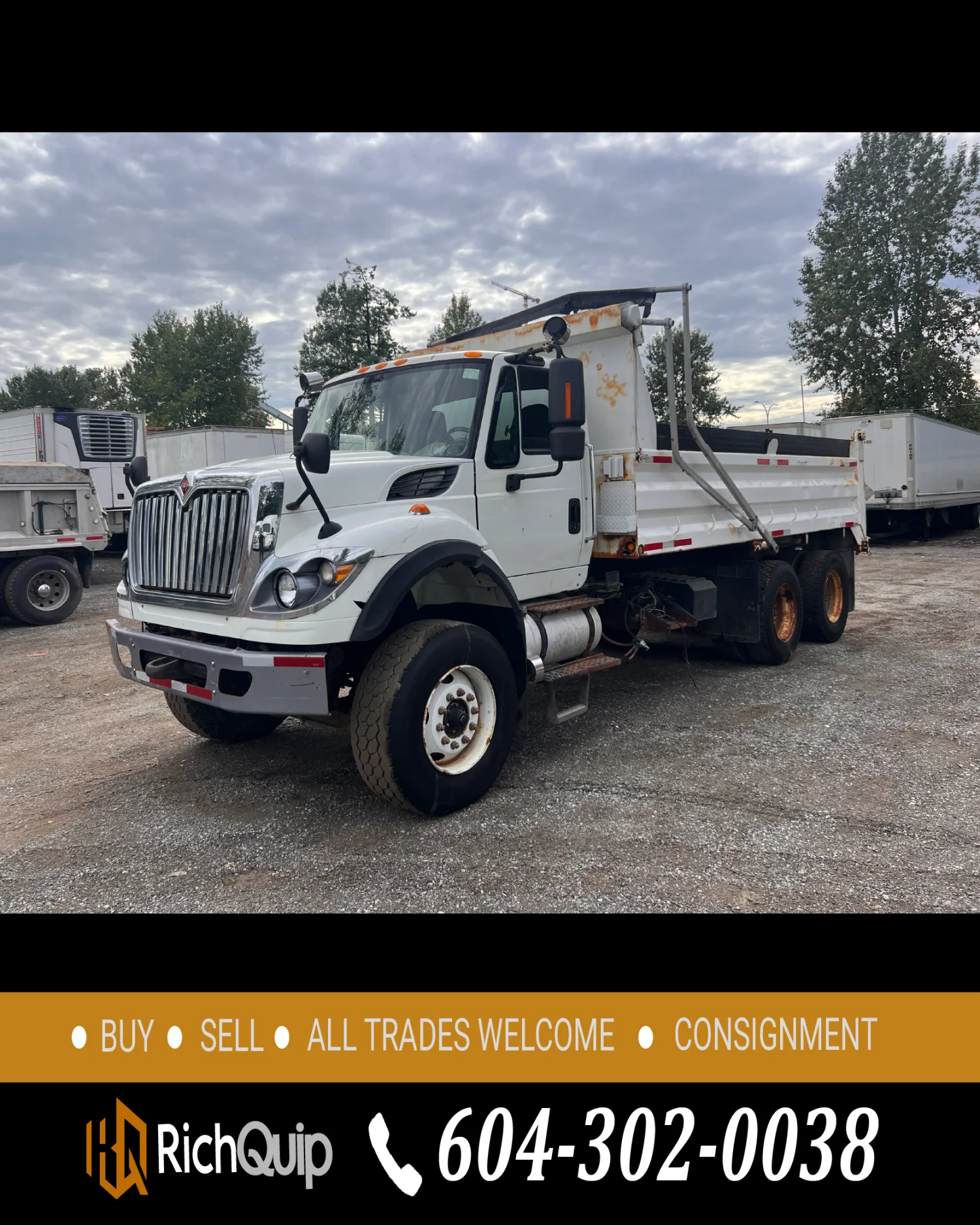2014 International 7500 Dump Truck