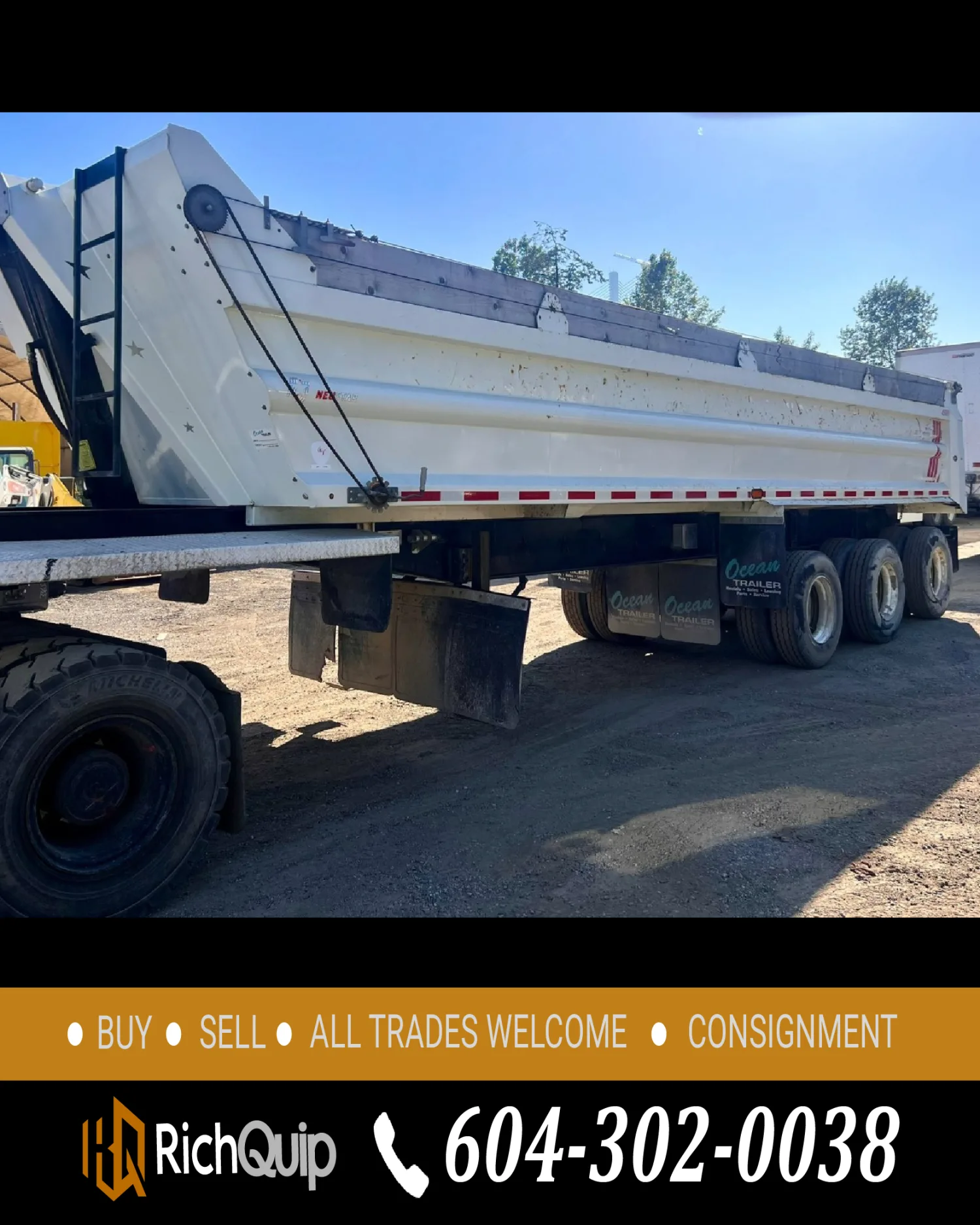 2017 Neustar TriA End Dump Trailer