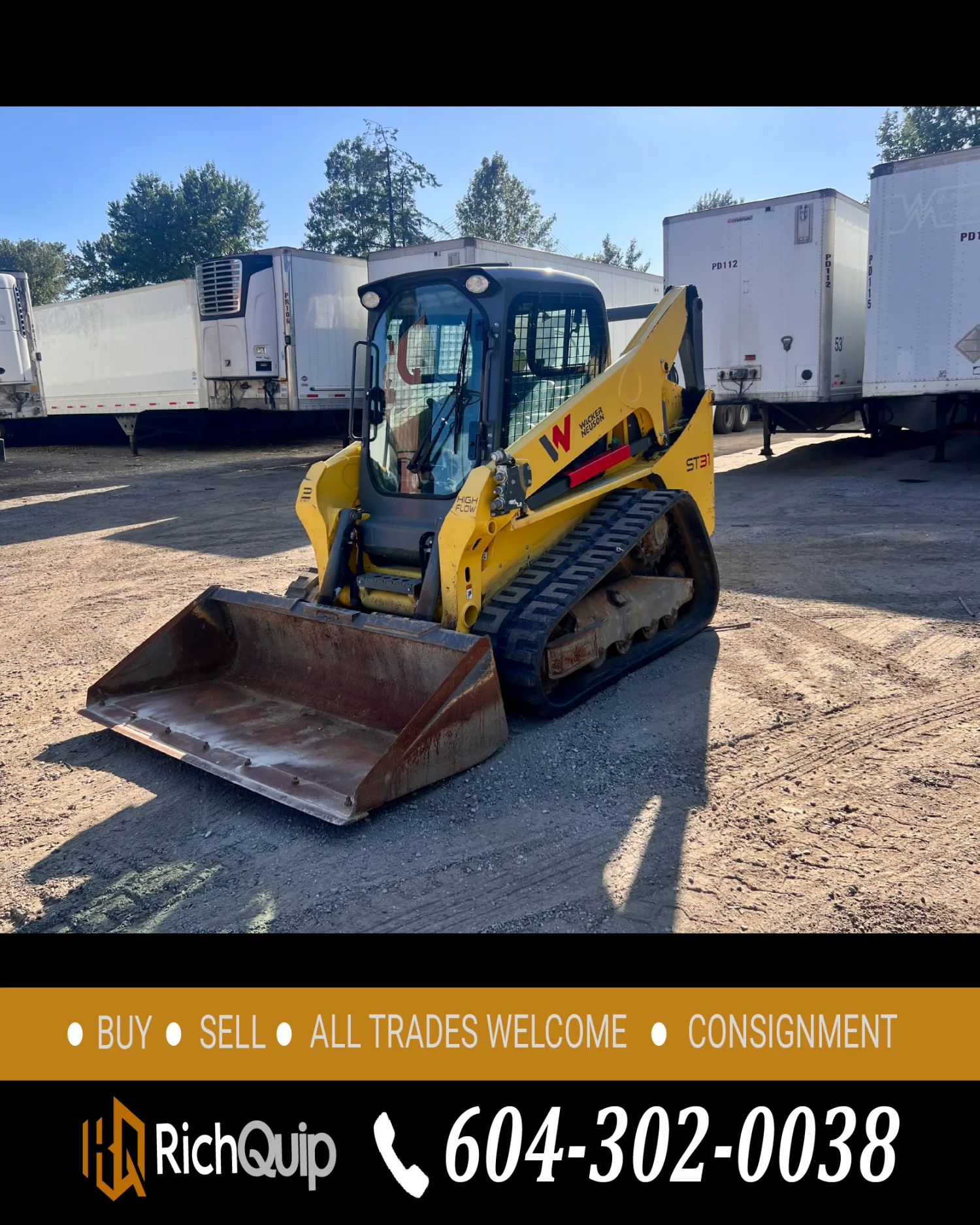 2022 Wacker Neuson ST31 Track Loader