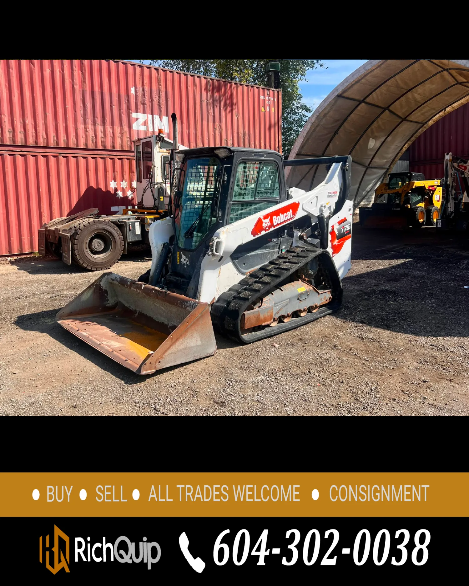 2022 Bobcat T76 High Flow Tracked Skid Steer