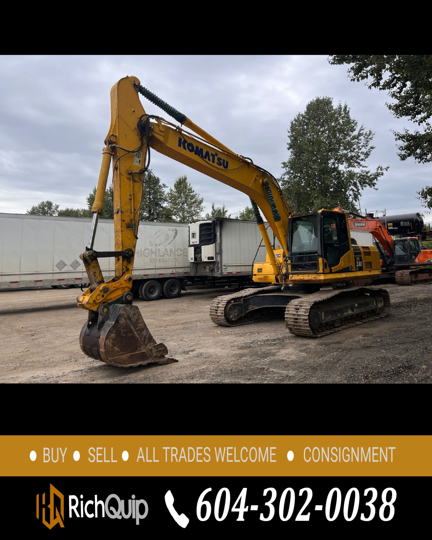 2020 Komatsu PC240 LC-11 Excavator
