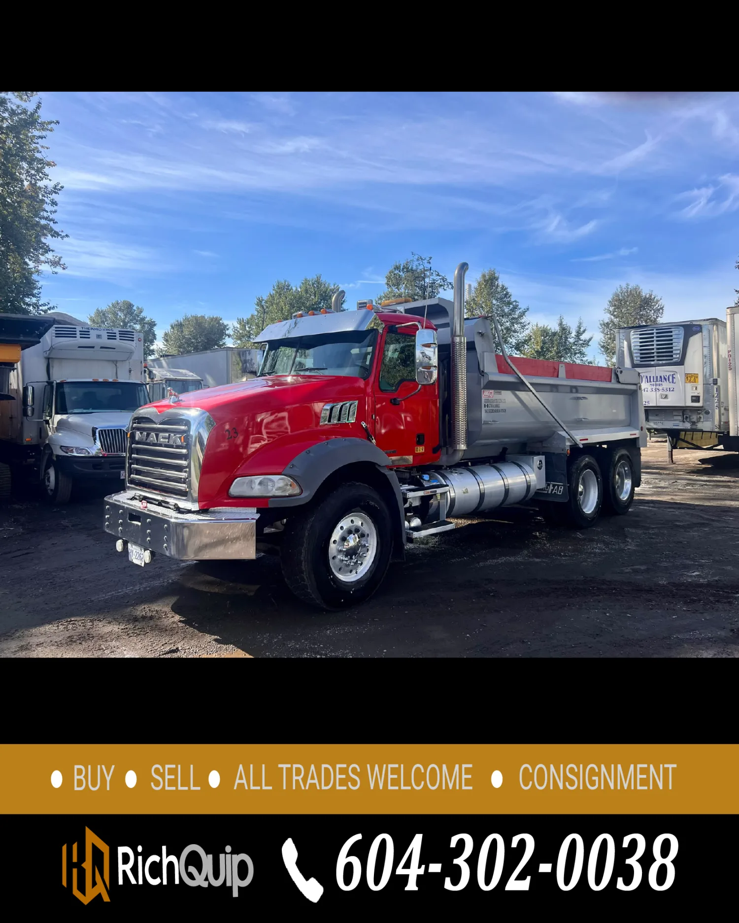 2023 Mack Granite GR64 Dump Truck